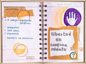 Primera página del cuaderno de Mónica Zepeda