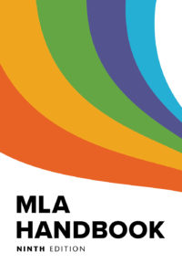 Cover of MLA handbook 9th edi